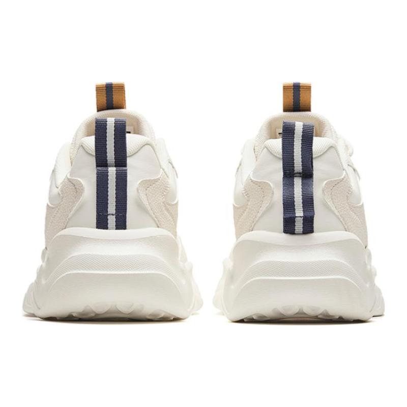 Anta Life Collection Versatile Cushioning Abrasion Resistant Lightweight Low top Casual Shoes Men's Gray White Sneakers 912328815-6