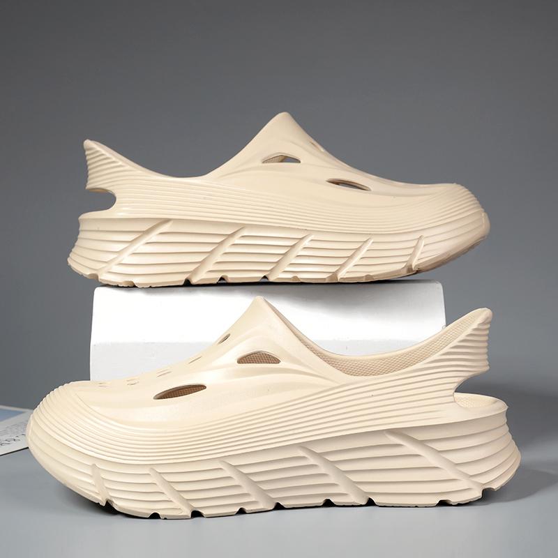 

Summer Men Slippers Trend Slides Garden Shoes Waterproof Beach Slippers Flip Flops Comfortable Soft Sandals Casual Indoor Shoes 45 хакі