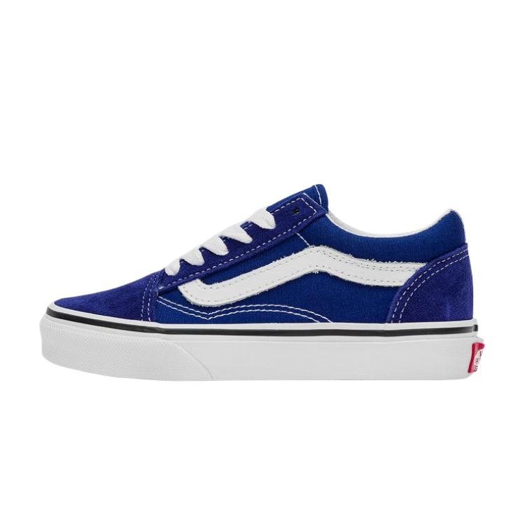 Vans Old Skool Classics Comfortable Lightweight Simple Sports Versatile Low Top Kids Skate Shoes Kids Sneaker Blue VN000W9T84A