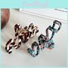 High-end 4mm Acetate Hair Claw For Fashionable Women Featuring Chic Geometric Lines