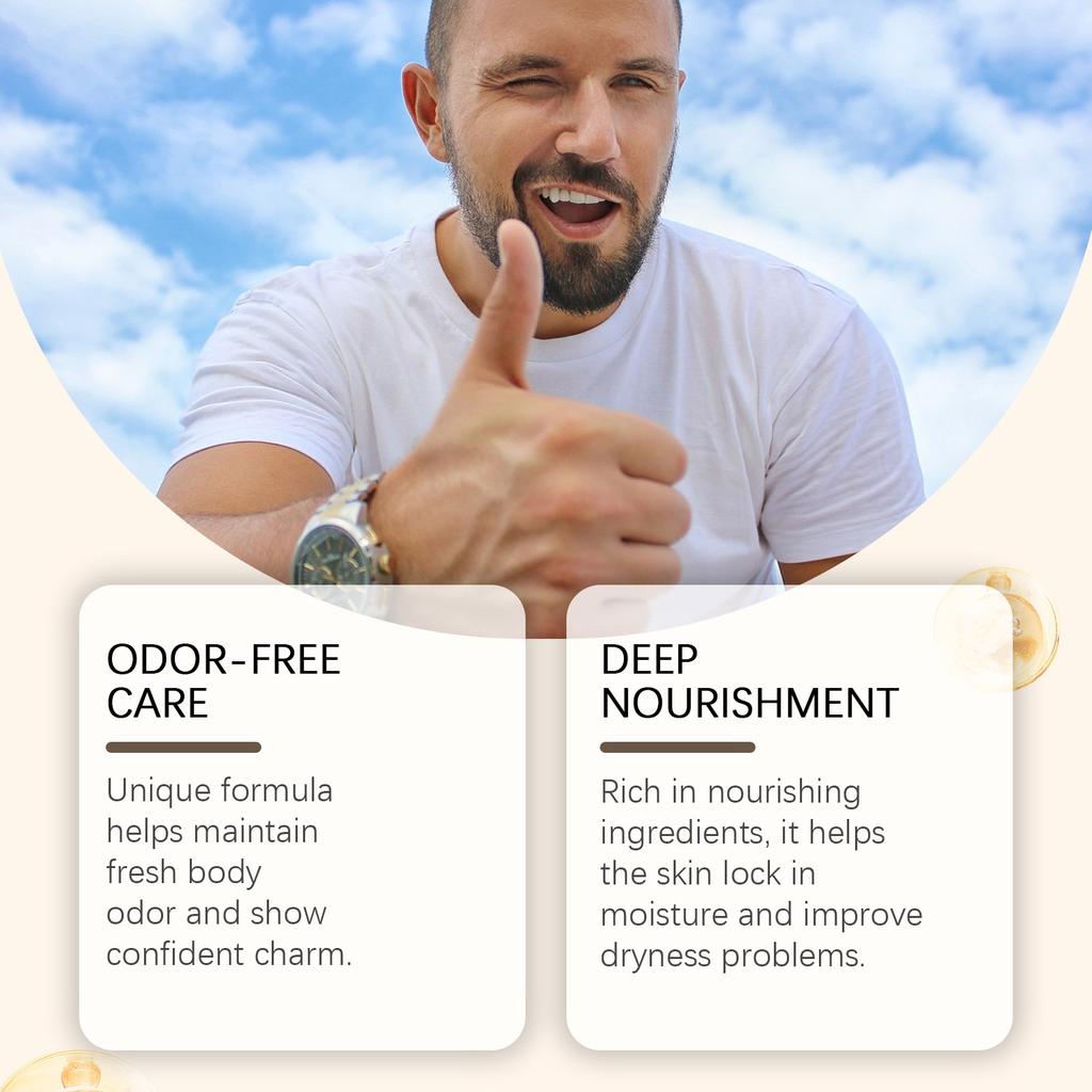 Men's Body Cleansing Cream Fresh, Long-lasting Reduction Of Odors Mild, Non-irritating, Convenient And Comfortable Daily Care Care For Skin Confidence