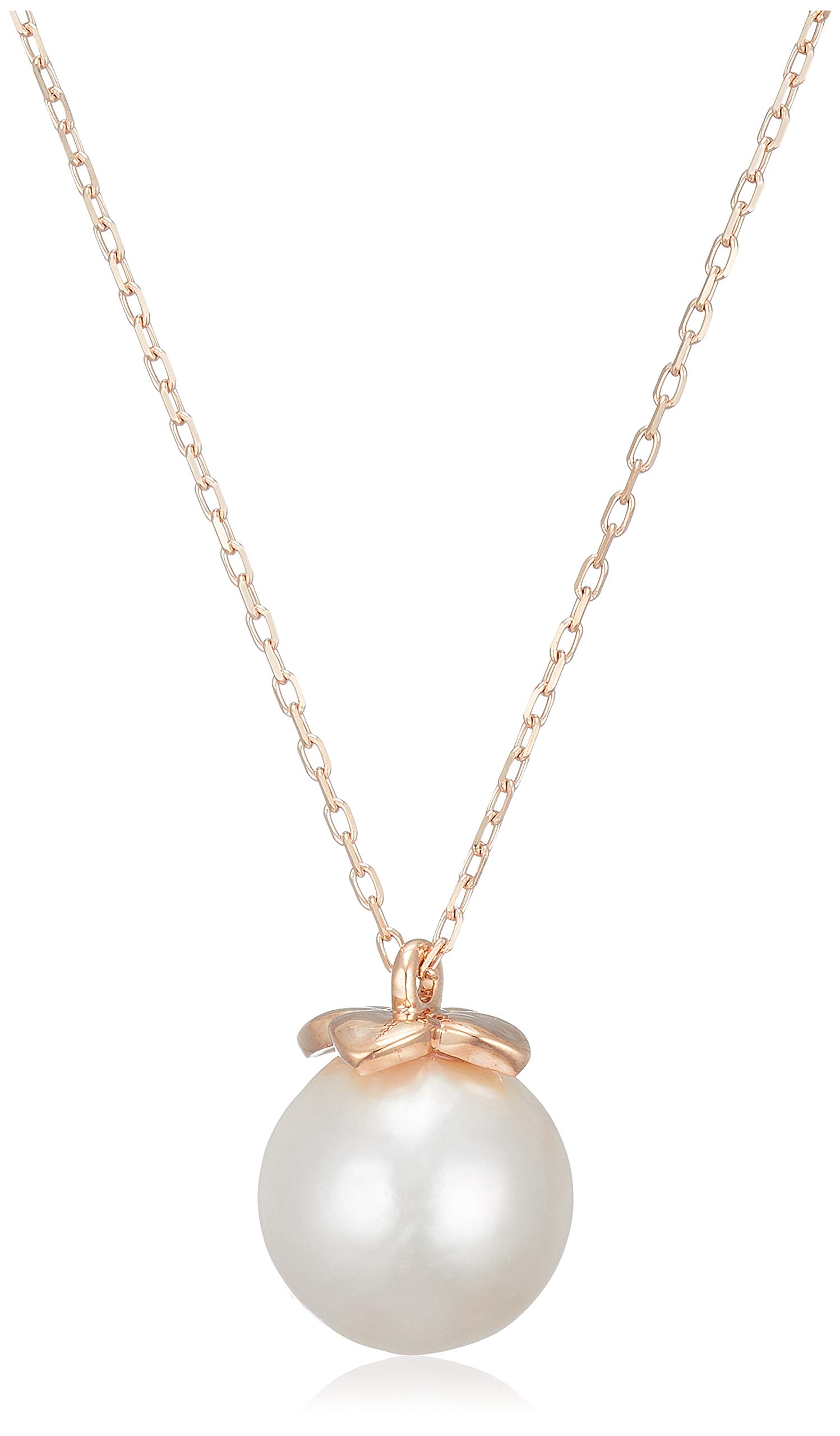 June Birthstone Akoya Pearl K10 Pink Gold Necklace [Bloom] 0452-1128-0018-0000