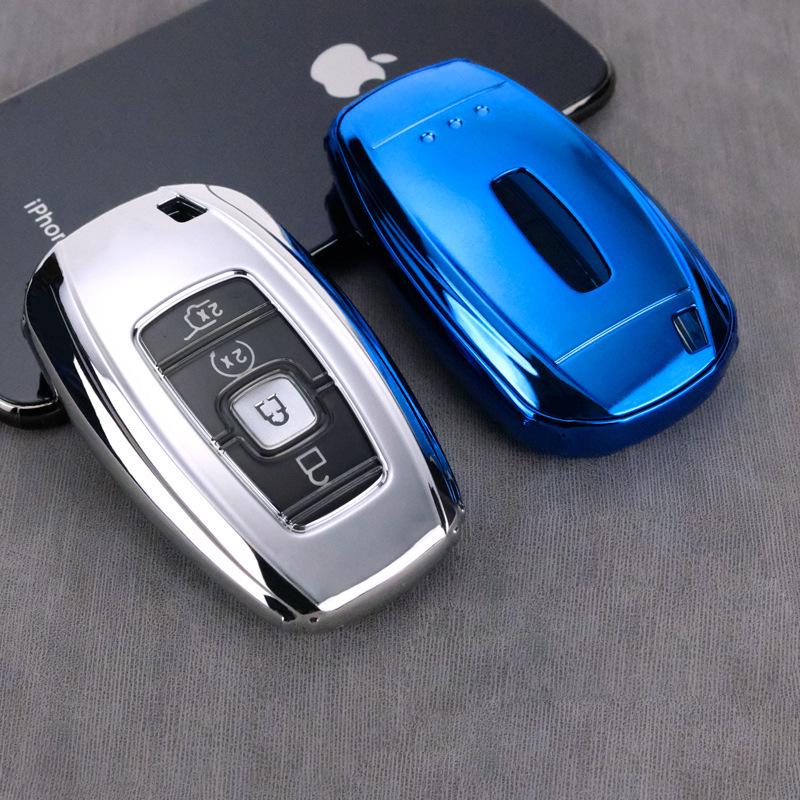 Applicable Lincoln Key Shell for Navigator, MKZ, Mariner, MKX, Continental - Remote Key Case/Car Key Bag
