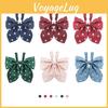 Jk Style Student Shirt Accessory With Dot Pattern And Rabbit Ear Bow Tie For Girls