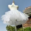 Soft Mesh Lolita Petticoat Boneless Design Tutu Puffy Skirt Ball Gown Underskirt  Wedding Dress