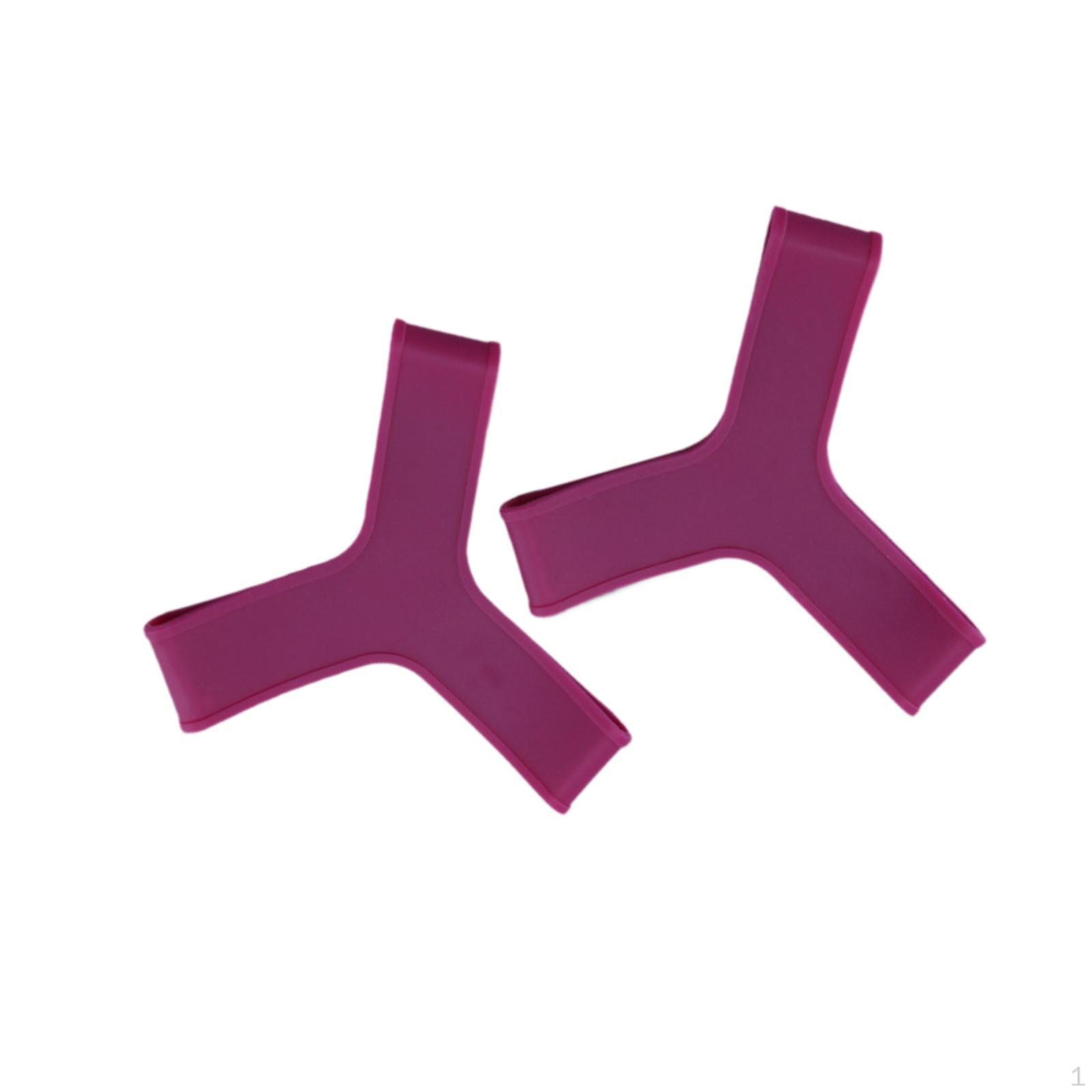 2 Pieces Diving Fins Holder Gripper Scuba Fin Straps Replacement Comfortable Swimming Paddle M XL фиолетовый