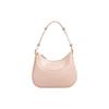 Milano Gold Print Logo Zipper Closure Leather Tote Shoulder Bag Women Bags Light-Pink BMMP0103U0LV58900C33