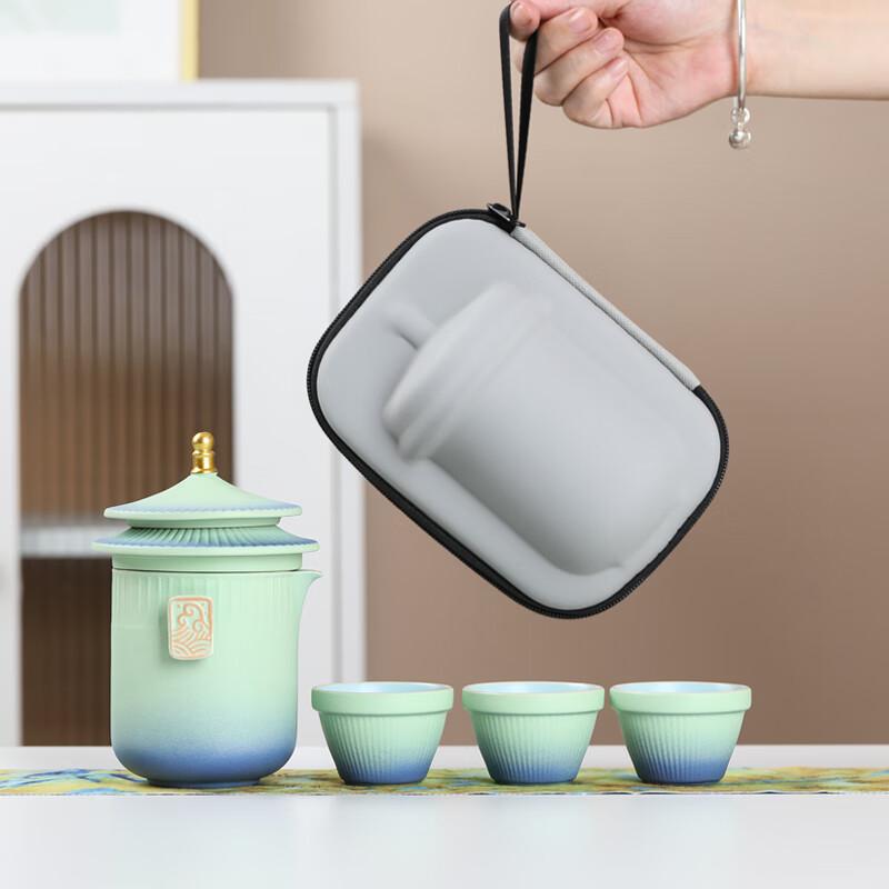 MULTIPOTENT Forbidden City Style Portable Travel Tea Set