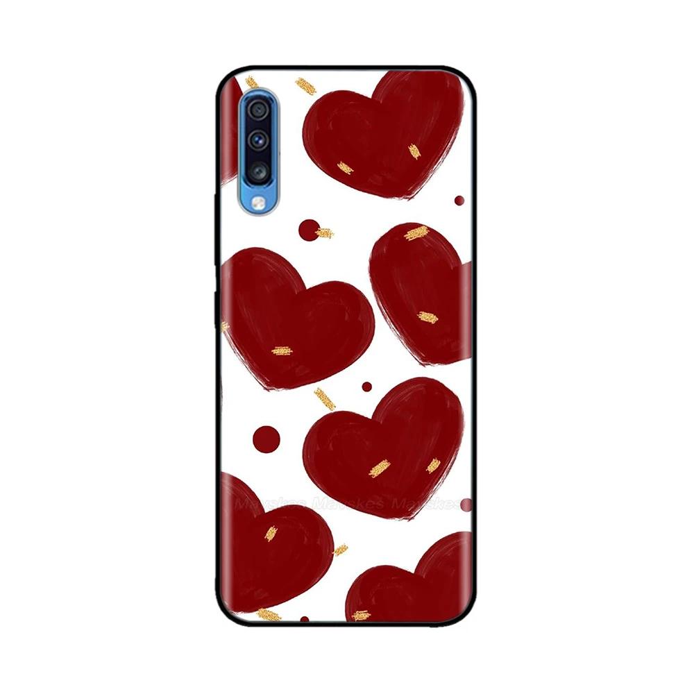 Shockproof Cover For Samsung Galaxy A70 Case Soft Silicon TPU Print Cover For Samsung A70 Case A 70 A705F Funda Shell Back Cases