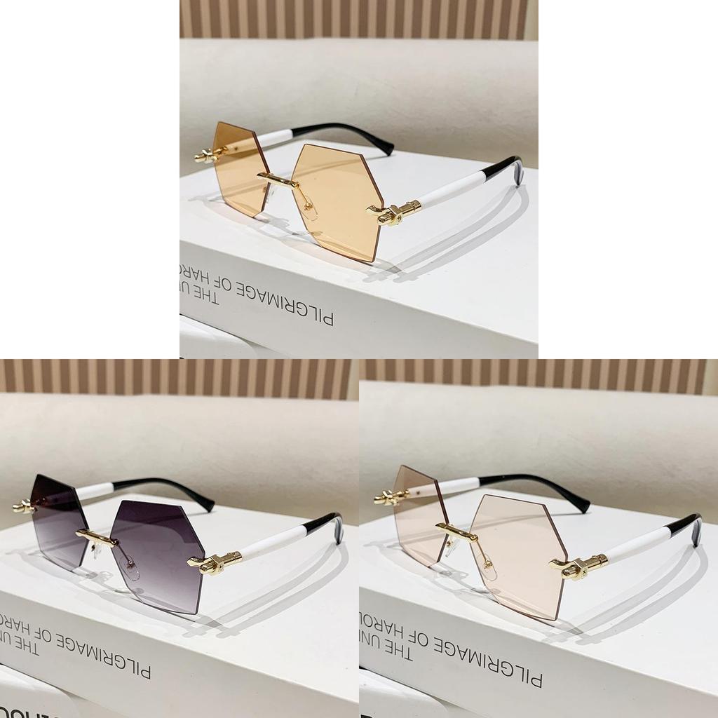 Geometric Polygon Sunglasses For Men With Uv400 Protection Stylish Outdoor Fashion Accessory