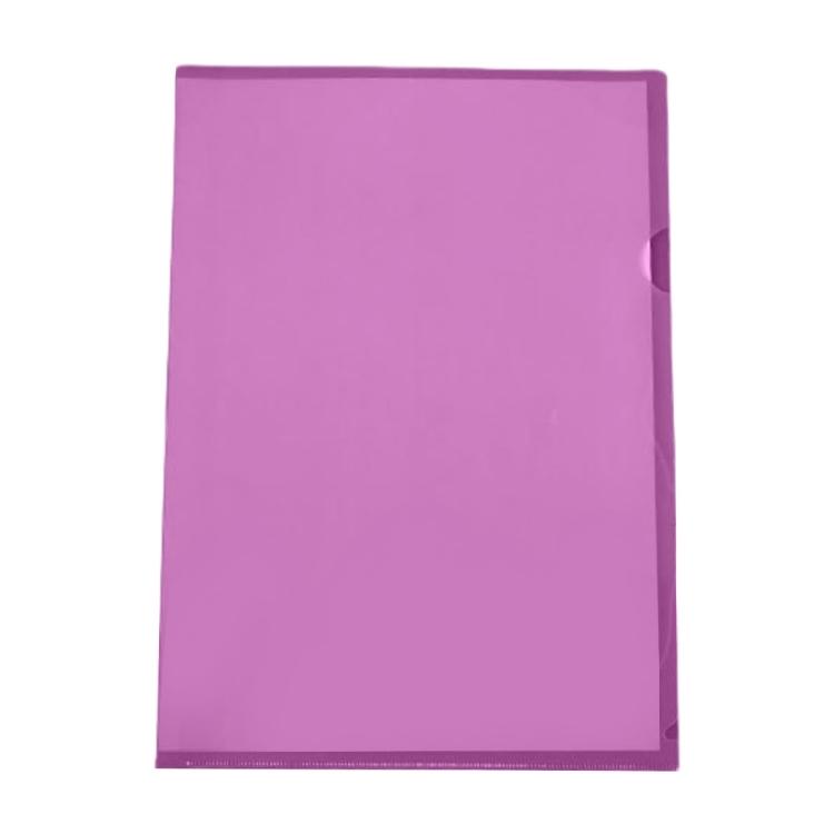 6 Color L Shaped Folder A 4 Plastic Folder Paper Clip Folder Presentation Folder for Protection File