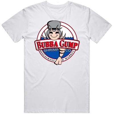 Bubba Gump Shrimp Company Favourite Food Mens Size Large White T Shirt
