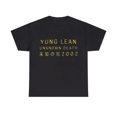 Yung Lean Unknown Death 2002 Album Tour Merch Tee T-Shirt - Alle Farben und Größen