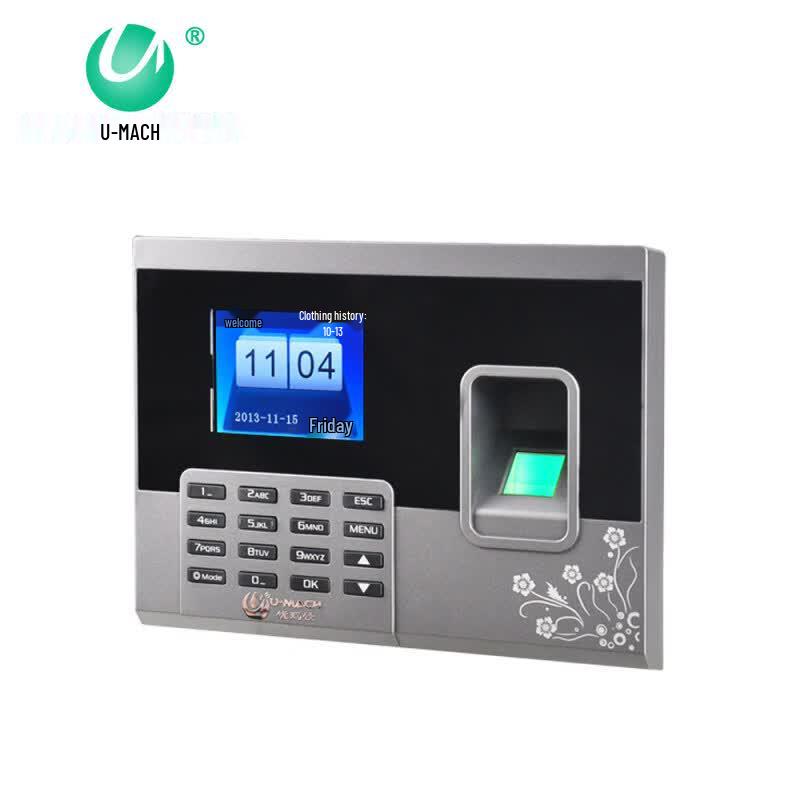 Youmas U-Z8-T Fingerprint Time Attendance Machine CN Plug (adapter Included)