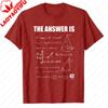 The Answer To Life The Universe and Everything Is 42 Gift Math Formulas TShirt Hitchhikers Guide To The Galaxy Casual Tops