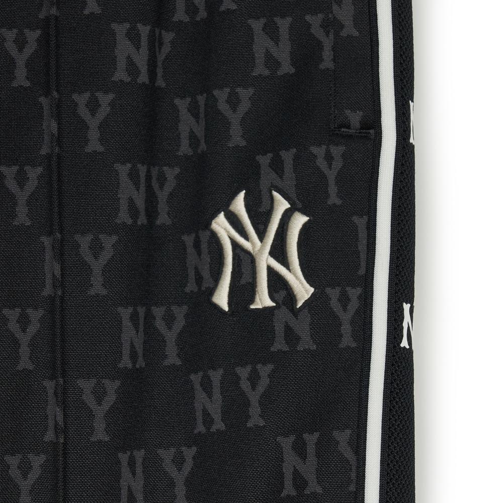 MLB New York Yankees Jacquard Monogram New York Yankees Pants Casual Pants Unisex Black 3APTM0844-50BKS