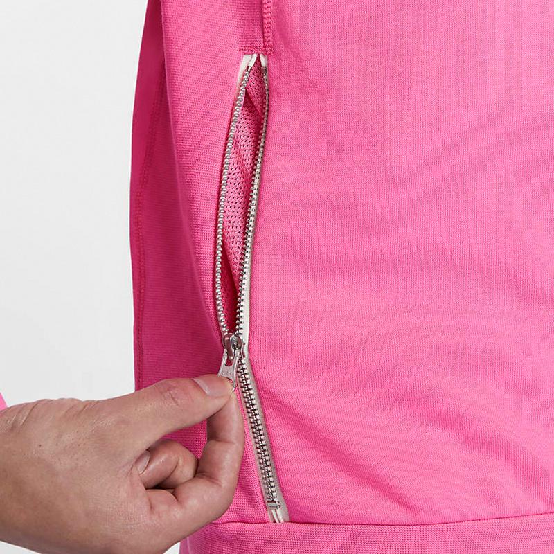 Nike Solid Color Sport Casual Pullover Hoodie Men Tops Lavender-Blush DQ5821-684
