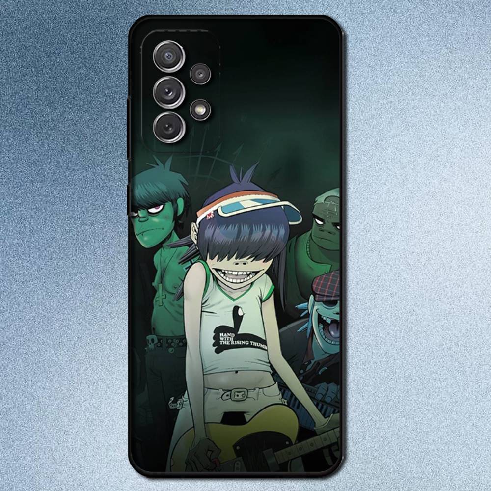 

Чехол для телефона G-Gorillaz Band Demon Days для Samsung S25, S24, S21, S22, S23, S30, Ultra, S20, Plus, Fe, Lite, Note, 10, 9, 5G Черный Samsung S25