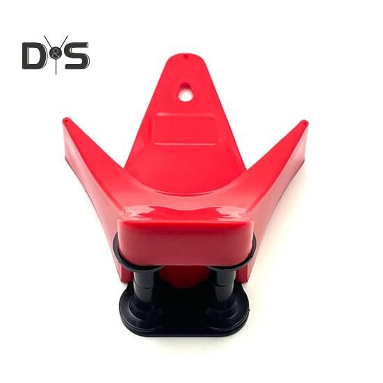 Tragbarer Reifenkeil mit um 360 Grad drehbaren Doppelsäulen, Gleitführungsvorrichtung für Autowaschwasserrohre, universelle Schlauchführung, Reifenkeil, Autodetaillierung