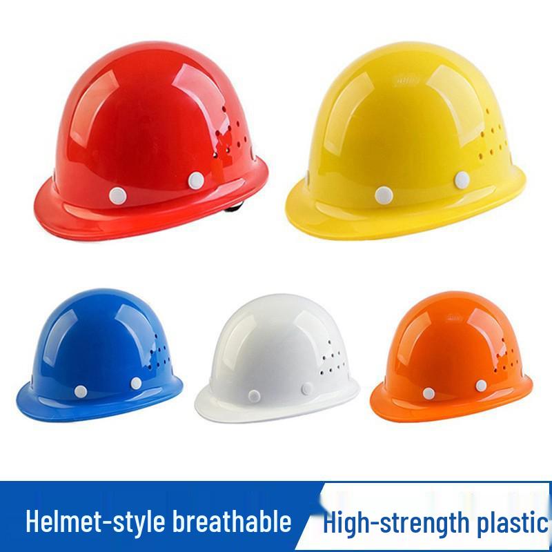 V-Shaped ABS Fiberglass Safety Helmet with Breathable Design and Custom Logo Printing