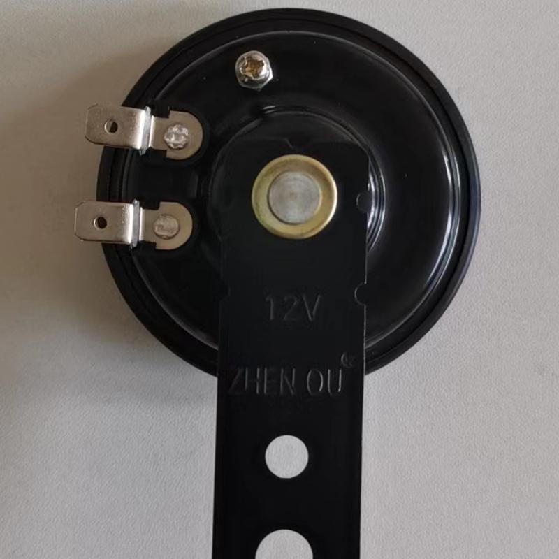 Universal Motorcycle Electric Horn Kit 12V 24V 36V 48V 60V Waterproof Round Loud Horn Speakers For Scooter Moped Dirt Bike Atv
