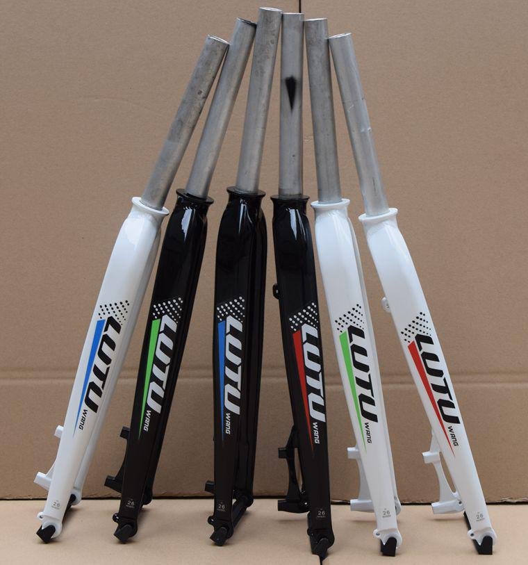 LUTU Aluminum Alloy Rigid Bicycle Fork for Mountain Bikes (26", 27.5", 29")