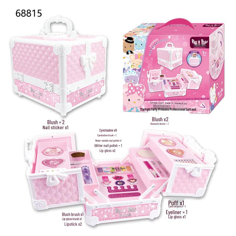 Kids' Princess Makeup Suitcase - Girls' Performance & Birthday Gift