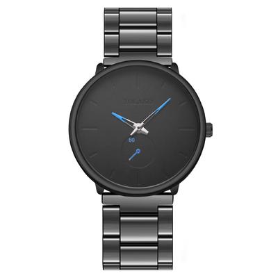 Nordic Simple Fashion Blue Needle Single Eye Pánské hodinky Pánské hodinky Ocelové řemínky Quartz