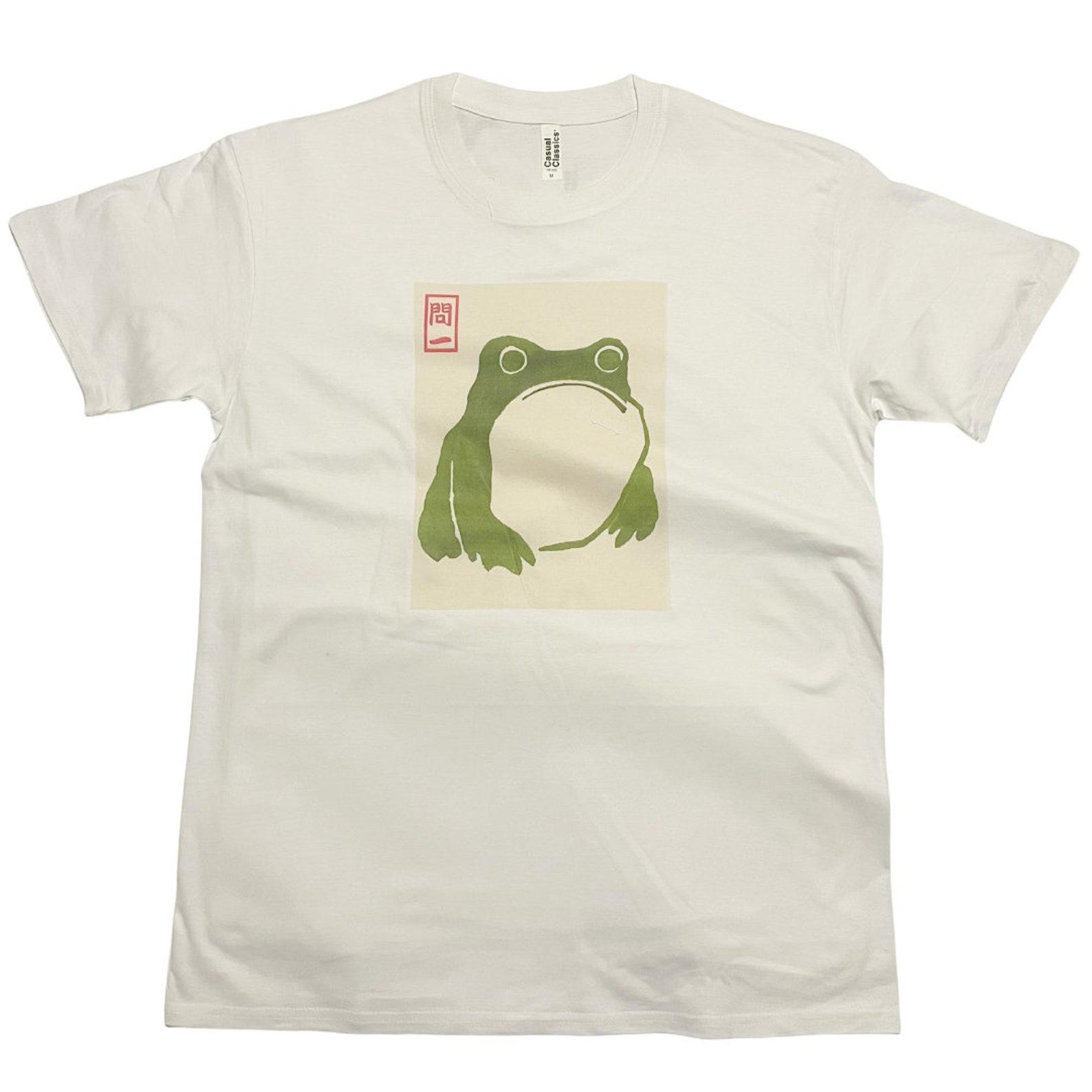 Matsumoto Hoji Frog T-Shirt Vintage Japanese Woodblock Art XL