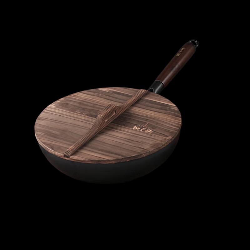 Zhang Xiaoquan Traditional Round Bottom Cast Iron Wok