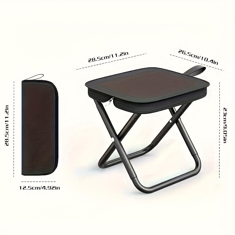 

Portable Folding Stool Lightweight Camping Chair Foldable Seat for Fishing Hiking Travel Outdoor & Indoor Use