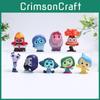 Figuras Miniatura de Emociones de Inside Out Juguetes Coleccionables de PVC Diseños Divertidos y Coloridos