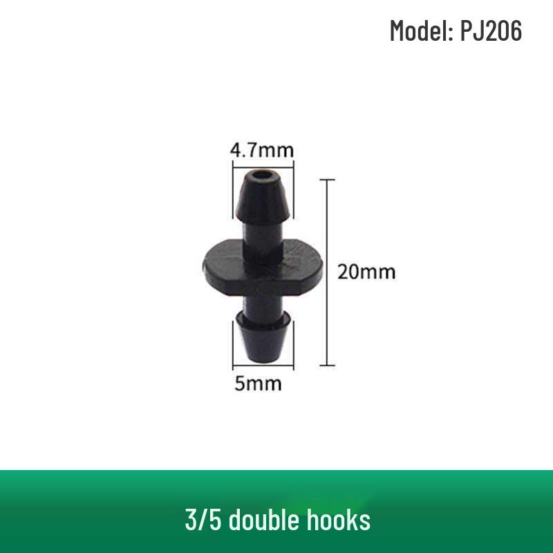 Capillary Fittings: Single/Double Hook, Tee, Straight Connector, Drip Stop, Mountain Bracket, Five-Way, Greenhouse Micro-Sprinkler