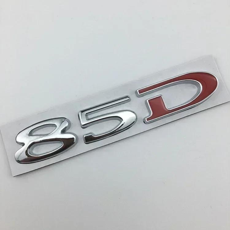 mghxj4 For Tesla MODEL 3 S X Y 75D 85D 90D 100D Rear Boot Trunk Tailgate Emblem Badge Sticker 3D Metal Car Styling Accessories
