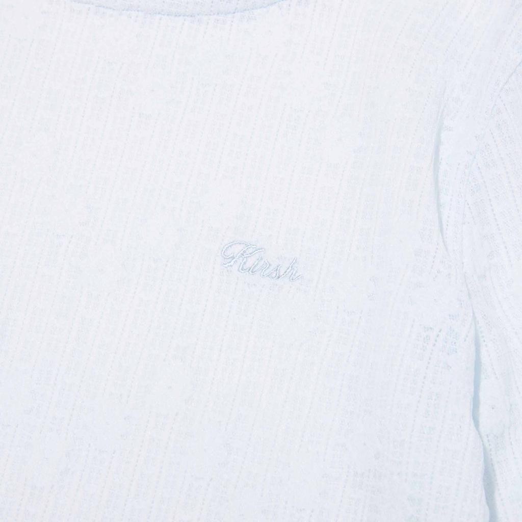 KIRSH Sheer Slim Fit Long Sleeve [Light Blue]