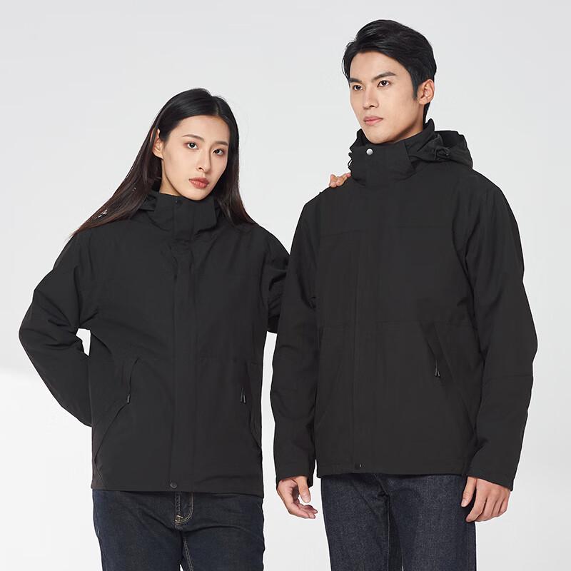 Teluoman Unisex 3-in-1 Waterproof Outdoor Jacket