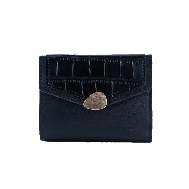 Korean Versi Women Clutch Coin Purse Short Three Fold Women's Wallet Multi Card Slot Card Bag Zero Wallet Purses for Women