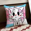 Cartoon FFurry Ffandom Cushion Cover Reversible Soft Durable Pillow Cover Home  Car MultiScene Use for Daily Comfort