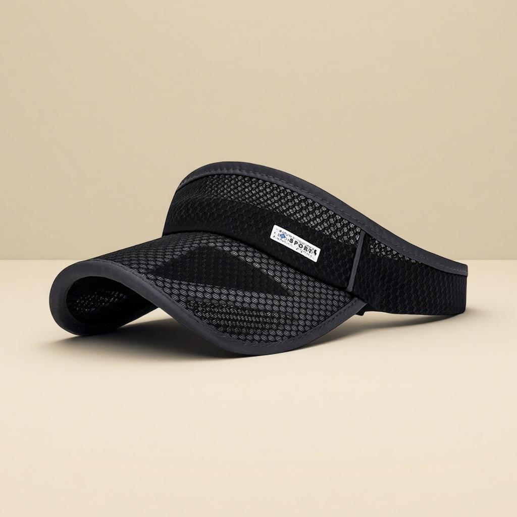 Unisex Adjustable Sun Cap Outdoor Sports Sun Protection Hollow Top Hat for Summer Holiday Outdoor Party