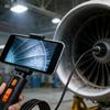 Flexible Industrial Borescope With 6 Customizable LED radiances And 210 Degree Reverse Curving For Narrow Areas