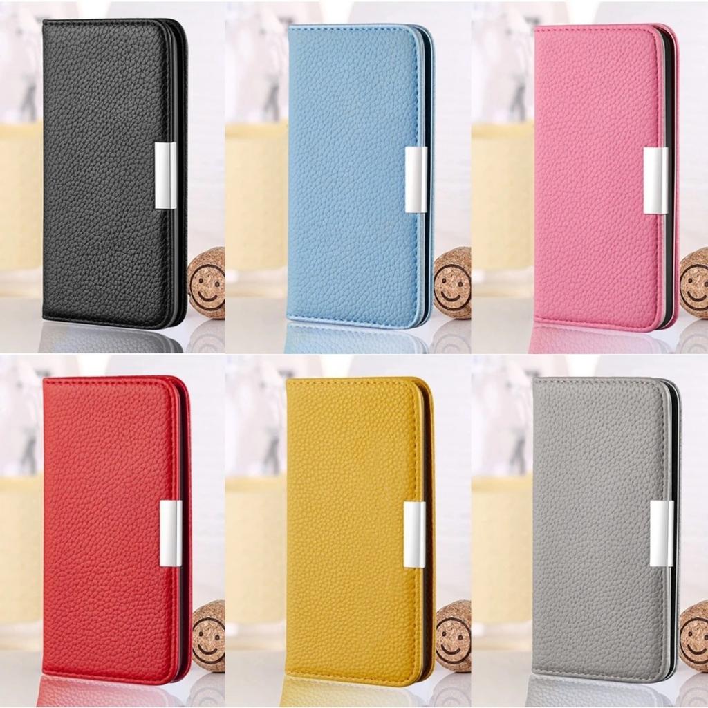Litchi Pattern Leather Wallet Case For Huawei P40 Lite Pro P30 Lite Pro P20 Lite P Smart 2019 Z Y5 Y6 2019 Honor 7A 8A 20 Pro