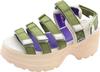 Yosuke Women's Olive Combination Sandals, Size 22.5cm, 2810128