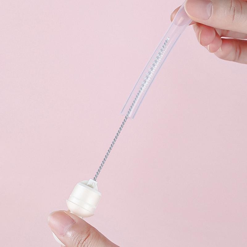 3-in-1 Silikon-Milchflaschenbürste Langer Griff Wasserglas Tasse Reinigungsbürste Multifunktionales Küchenreinigungswerkzeug