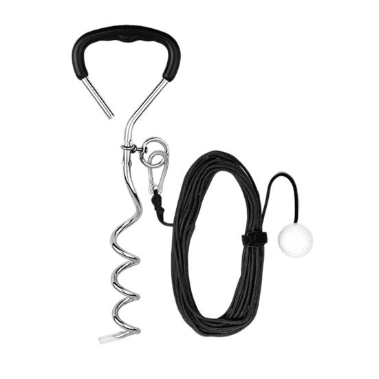 Golf Swing Trainer Golf Ball On A String Swing Training Aid 50 Feet of Swing Feedback Golf Practice Equipment for Home Park Backyard
