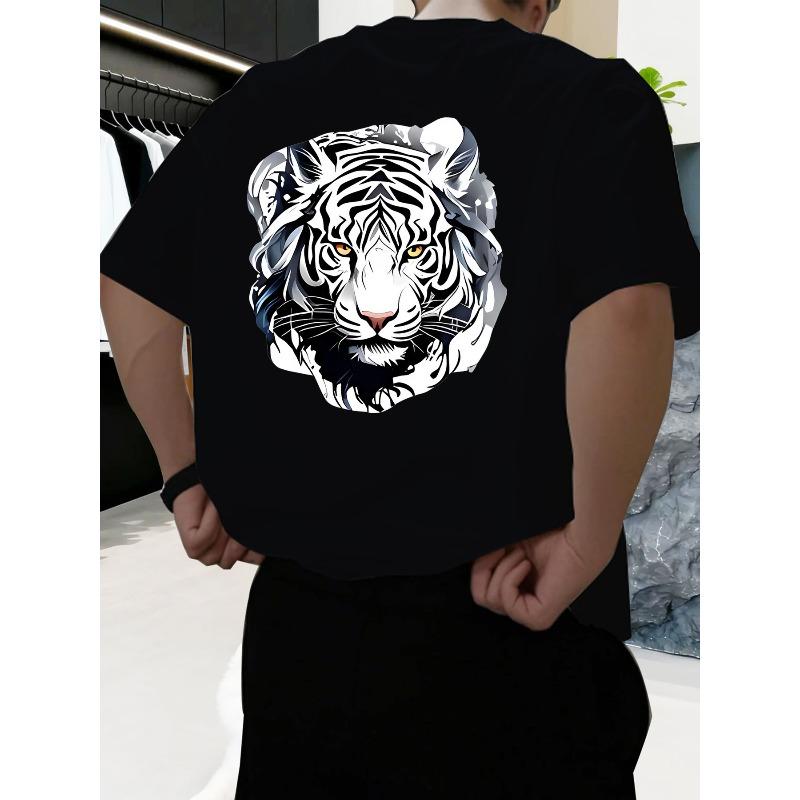 European Size Unlock All Styles! Men'S Trendy Print T-Shirt, Effortlessly Casual Premium Look