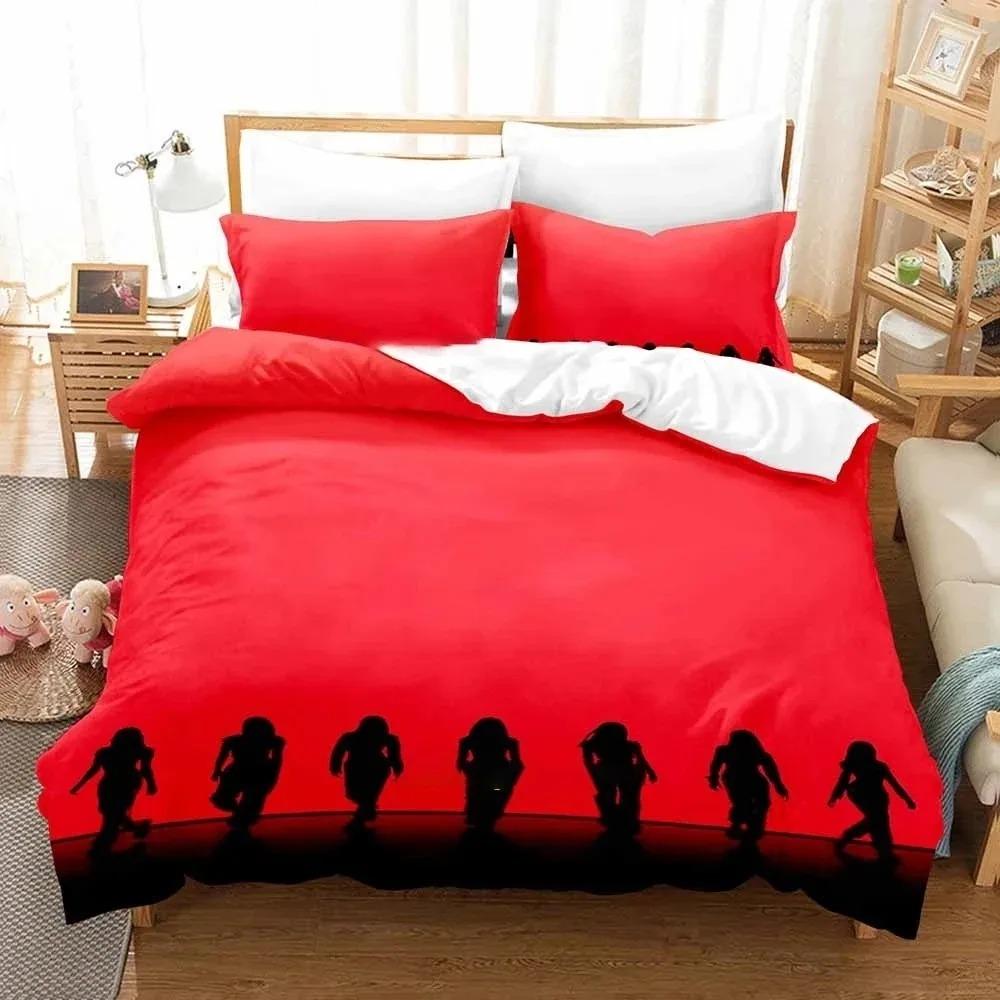Kpop Babymonster Bedding Set Duvet Cover Bed Set Quilt Cover Pillowcase Comforter King Queen Size Boys Adult Bedding Set