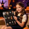 Halloween Adventskalender 2026, 24-Tage Countdown-Box, Gruselige Feiertags-Mitgebsel für Kinder Erwachsene, Horror-Themenkalender