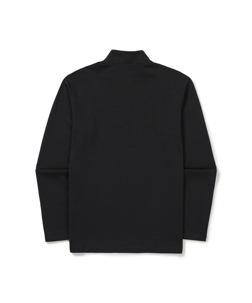 SNOWPEAK APPAREL Delta Peak Quick-Dry Half-Zip T-Shirt (S25Fmtzt22) Dark Charcoal