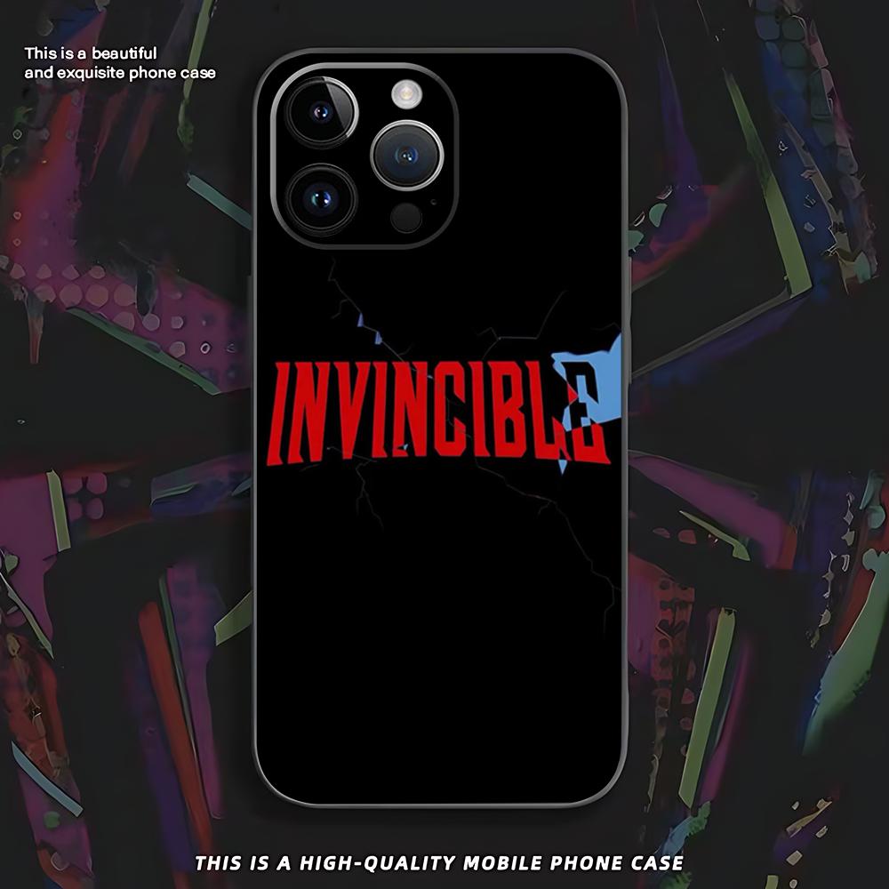 Invincible C-Cartoon Populares Phone Case For iPhone 17 Air 16 E 15 14 13 12 11 XS XR Plus Mini Pro Max Soft Black Cover