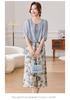 Elegant Floral Chiffon Dress - Summer 2026 Collection for Middle-Aged & Elderly Women